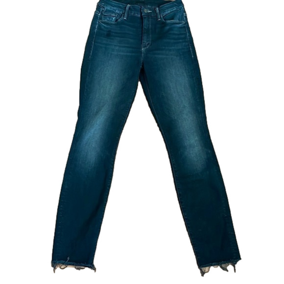 MOTHER Denim - Mother High Rise Ankle Fray Blue Jeans Size 25